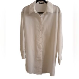 White Button Down Blouse